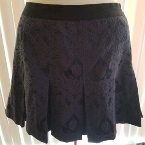 Rebecca Taylor black pleated mini skirt size 4